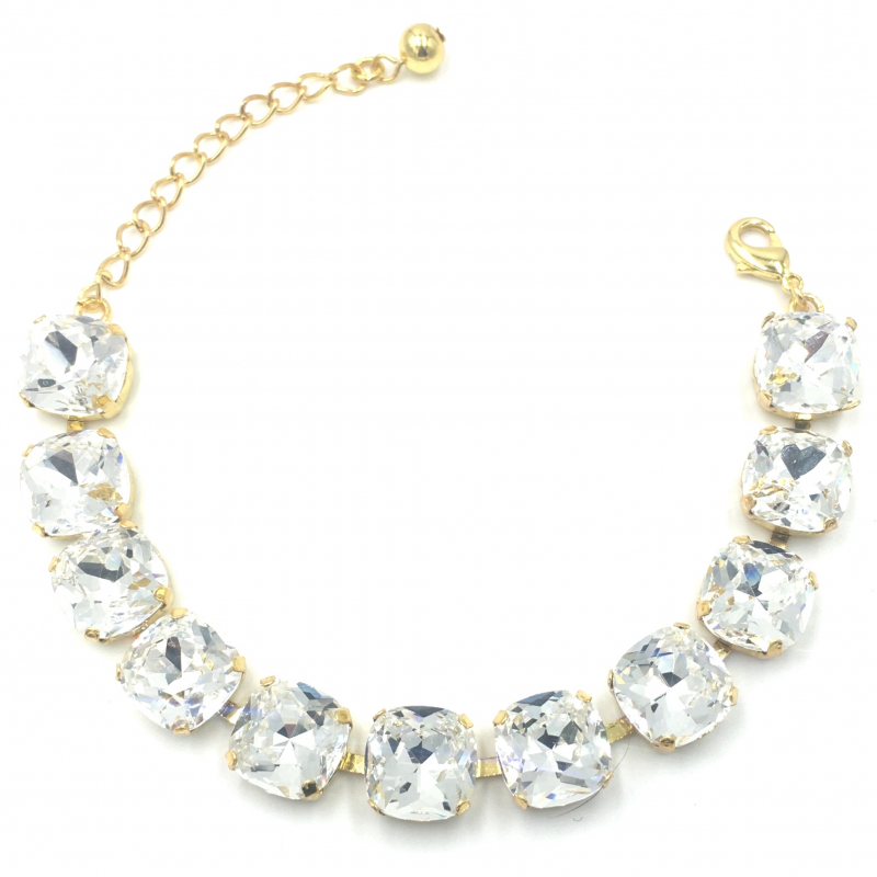 Armband Cushion Gold 12mm Produkt-Bild